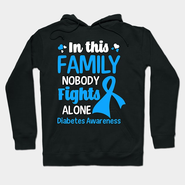 Type 1 Diabetes Shirt | Nobody Fights Alone Hoodie by Gawkclothing